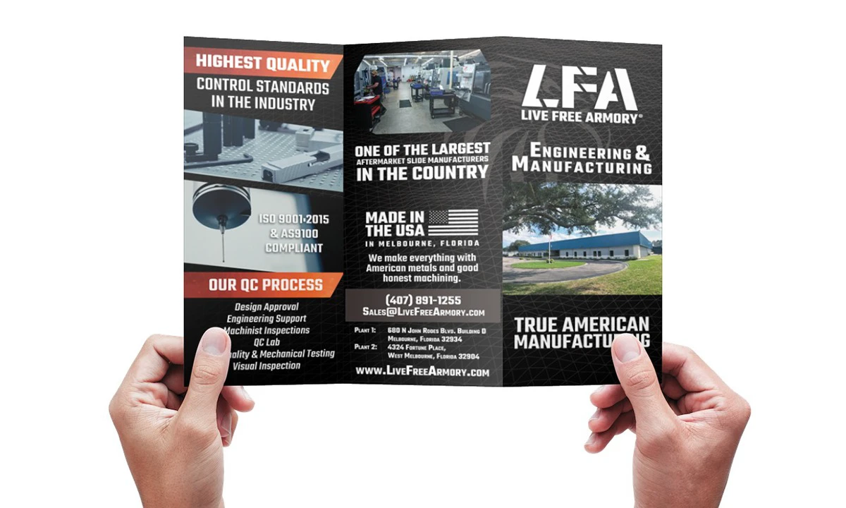 Engineering services tri-fold brochure