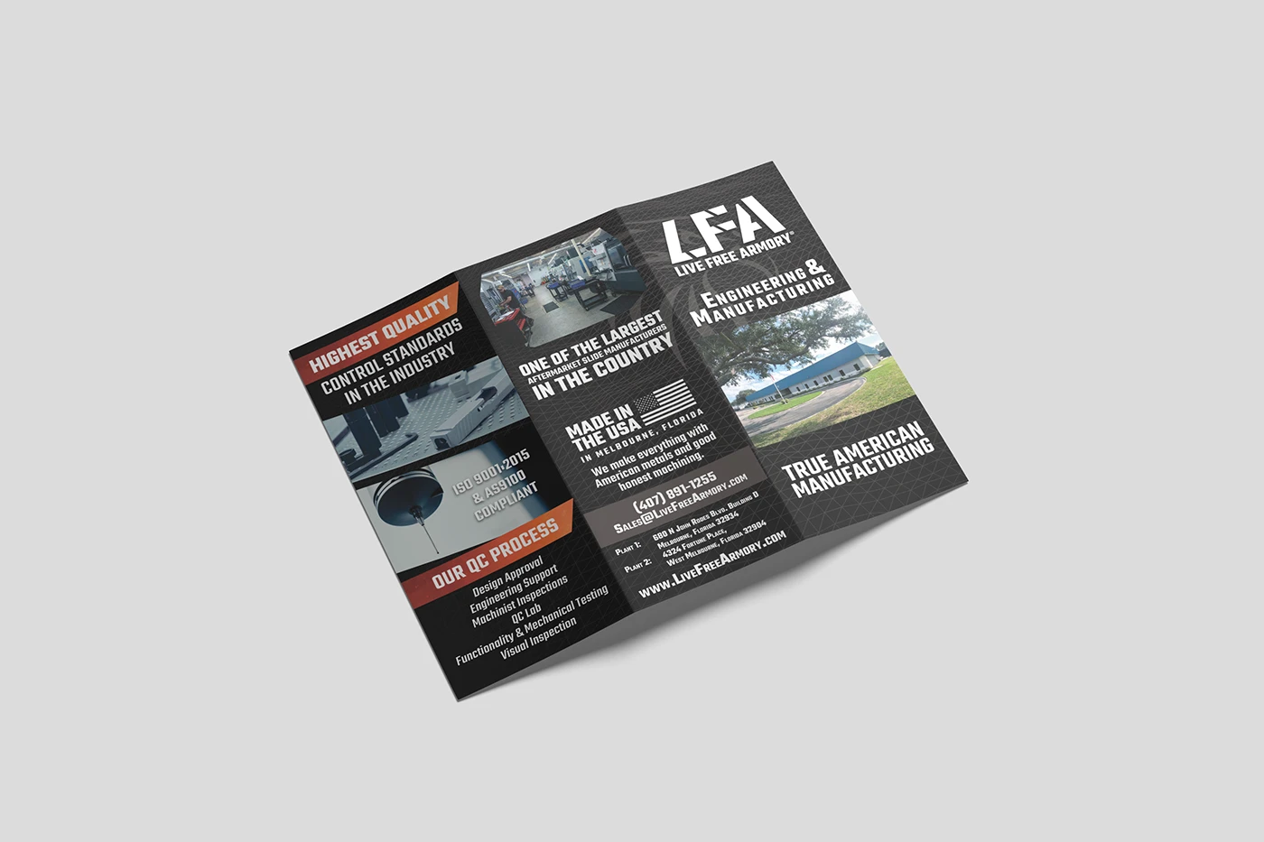 Engineering services brochure exterior