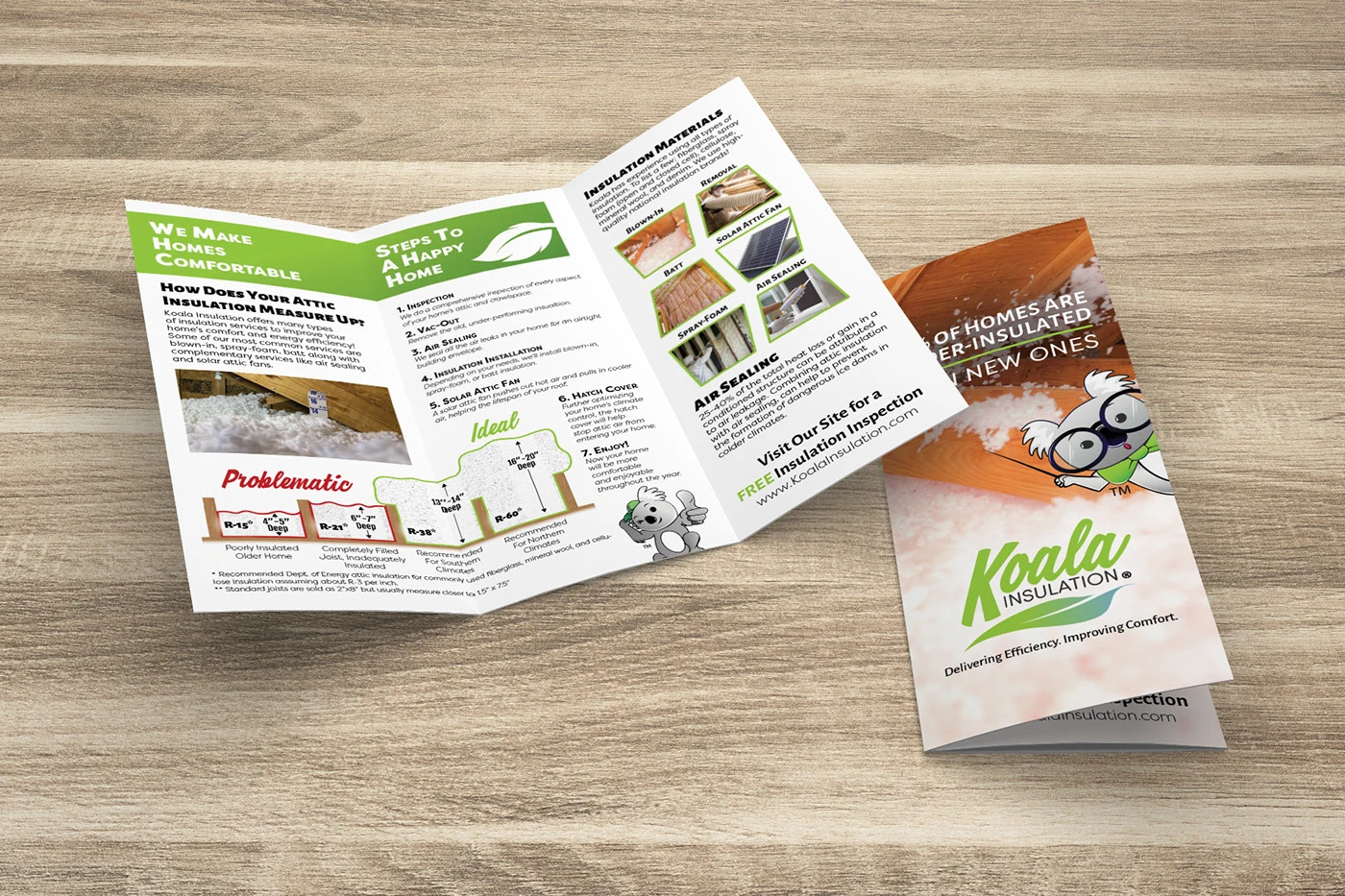 Koala contractor brochure pages