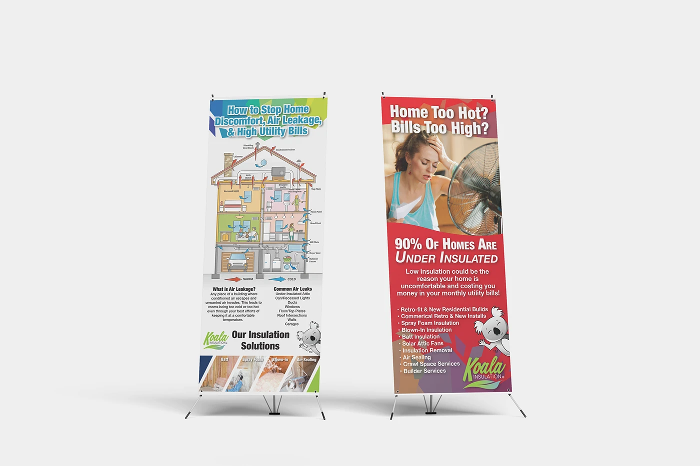 Koala home show banners