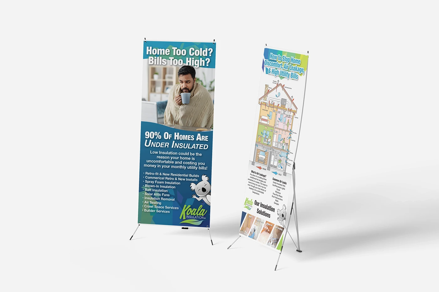 Koala Insulation pop-up banner