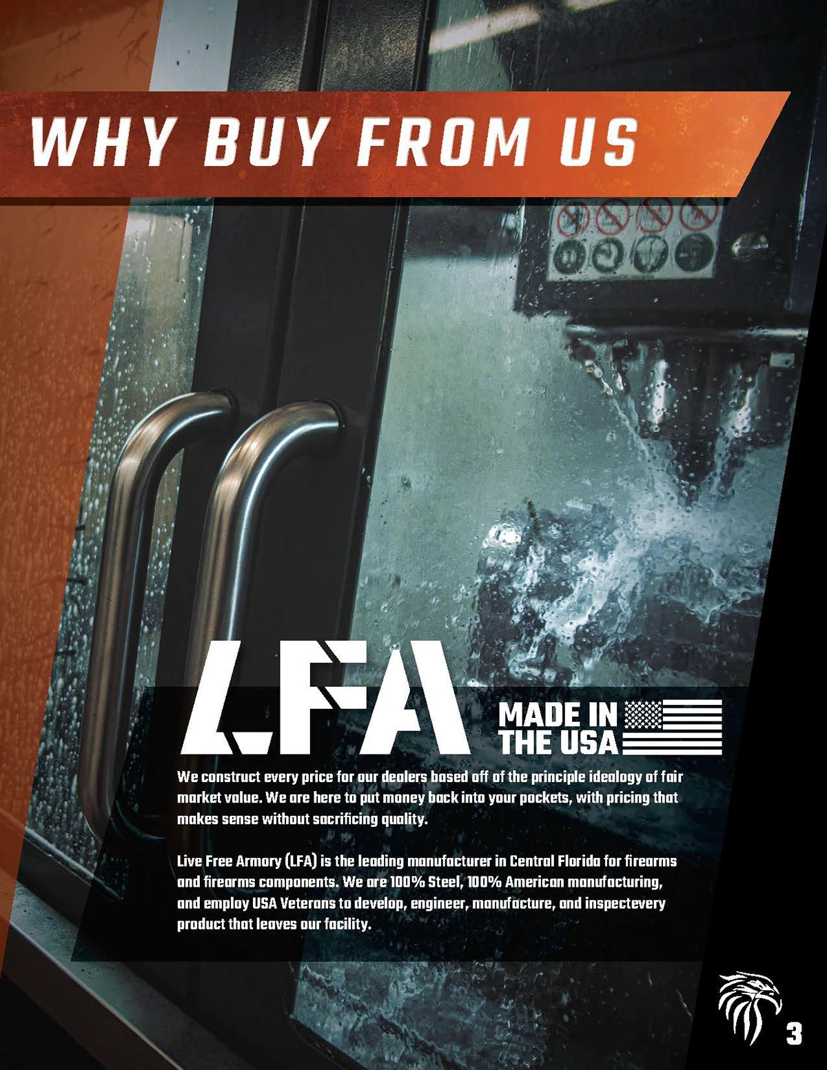 Live Free Armory catalog spread
