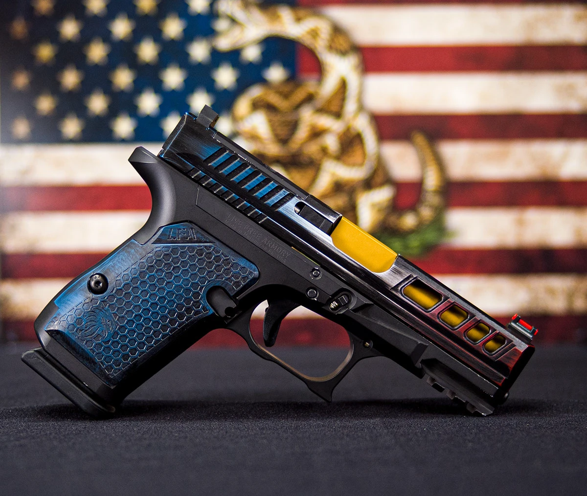 Live Free Armory promotional photography